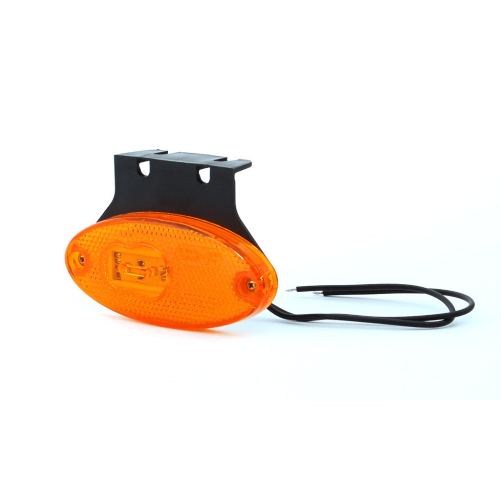 Poziční sdružené boční světlo, odrazky, s pantem, 12V-24V, LED, W65