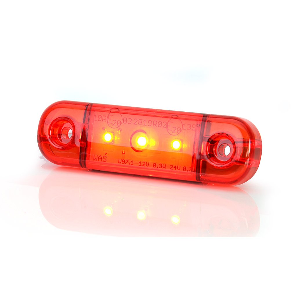 Poziční zadní světlo, 12V-24V, LED, W97.1