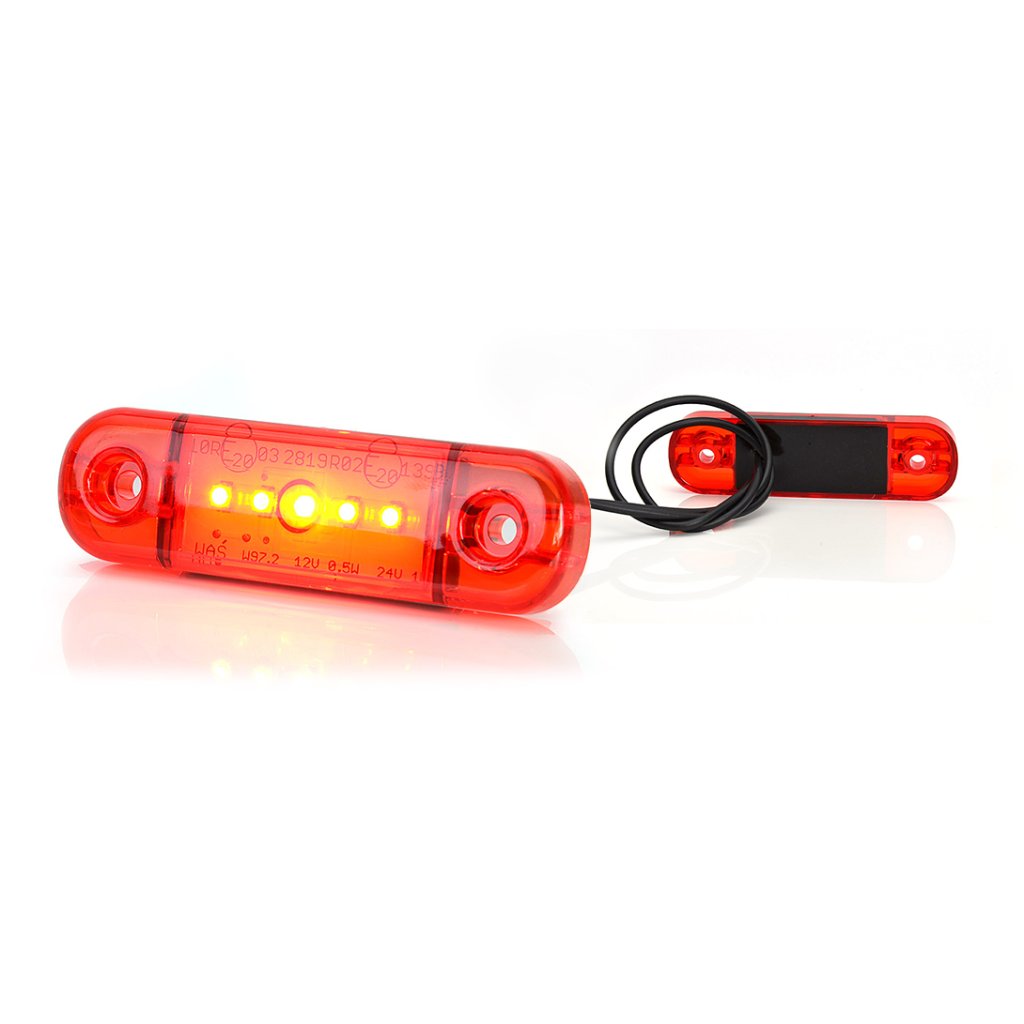 Poziční zadní světlo, 12V-24V, LED, W97.2