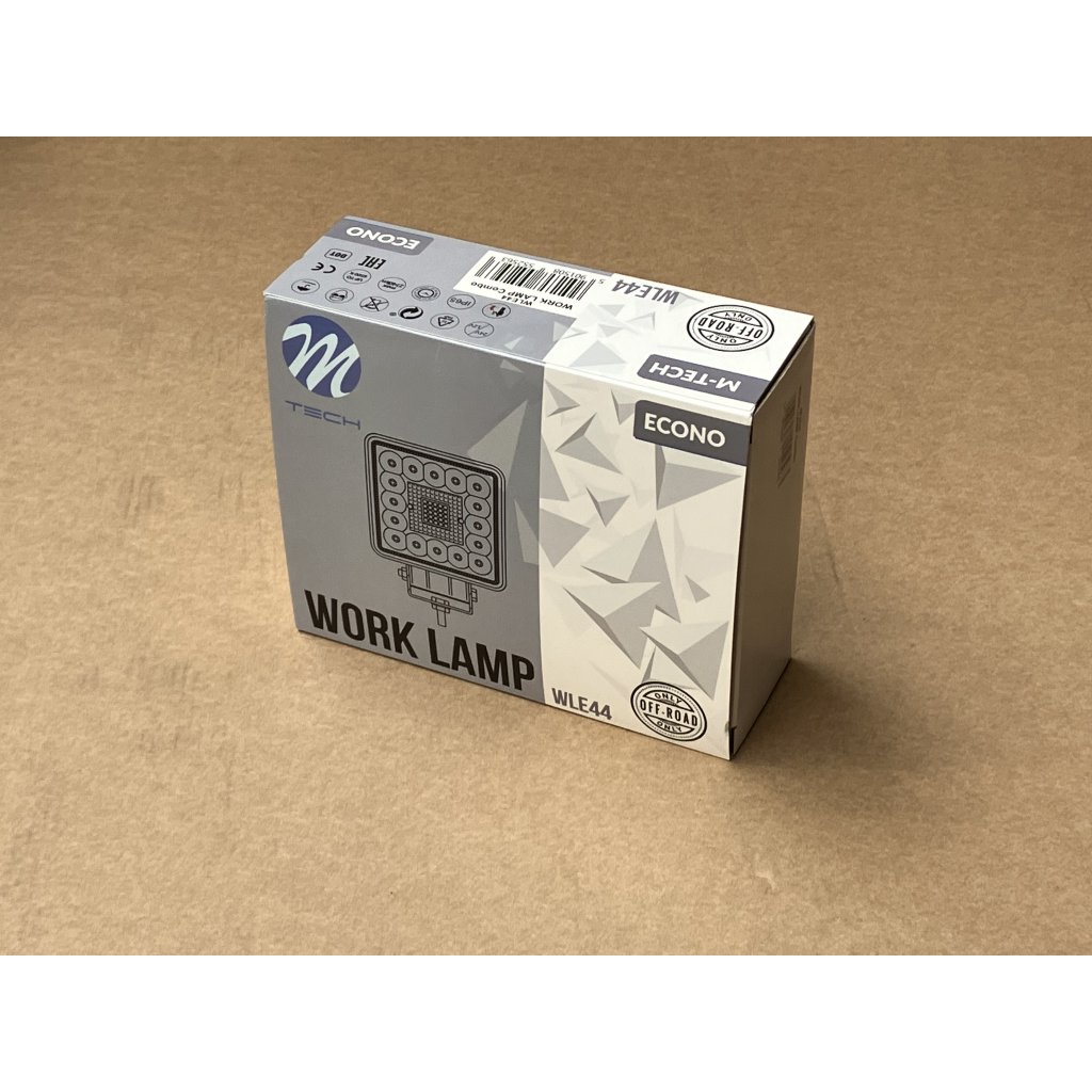 Pracovní světlo hranaté 12-24V, 41x1W HP LED, WLE44