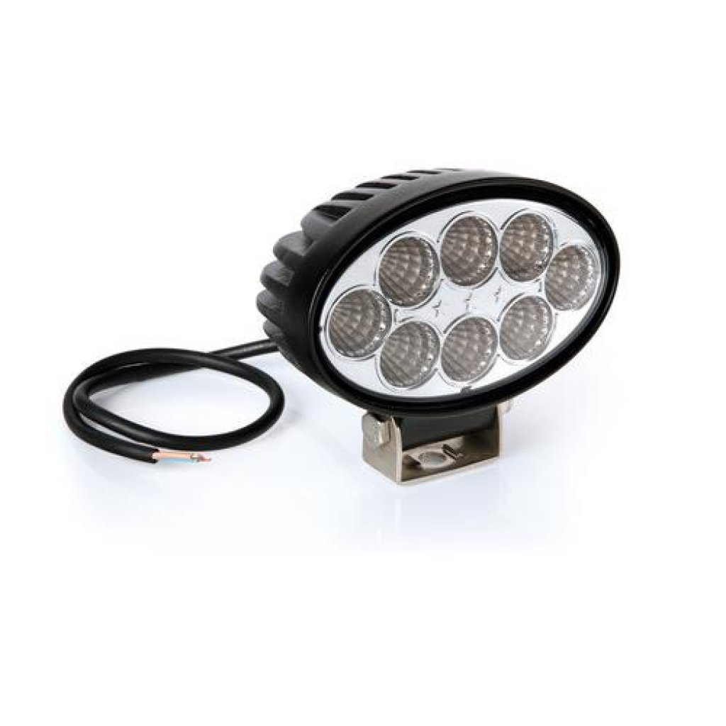 Pracovní světlo oválné 8LEDx3W 12-24V 1600lumenů 6000K bílé, 72312