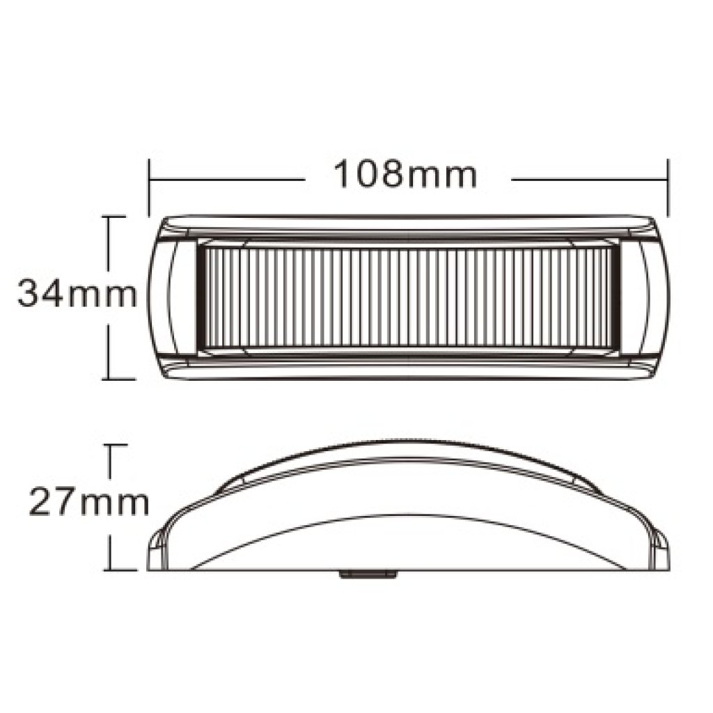 PREDATOR 4x3W LED, 12-24V, modrý, ECE R65