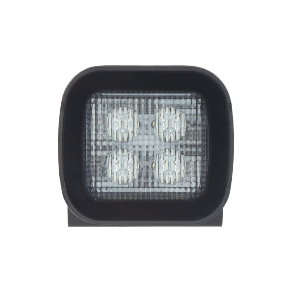 PREDATOR 4x3W LED, 12-24V, modrý, ECE R65 na L držáku