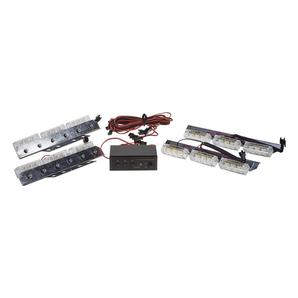 PREDATOR LED do mřížky, 12V, modrý