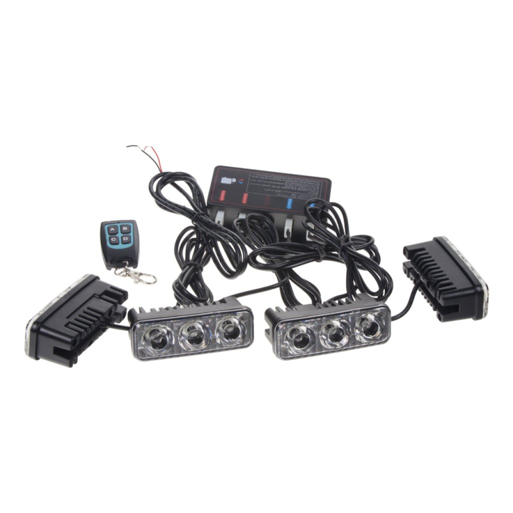 PREDATOR LED vnější bezdrátový, 12x LED 1W, 12V, modročervený