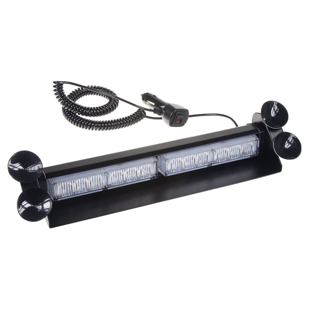 PREDATOR LED vnitřní, 12x3W, 12-24V, modro-červený, 356mm, ECE R10