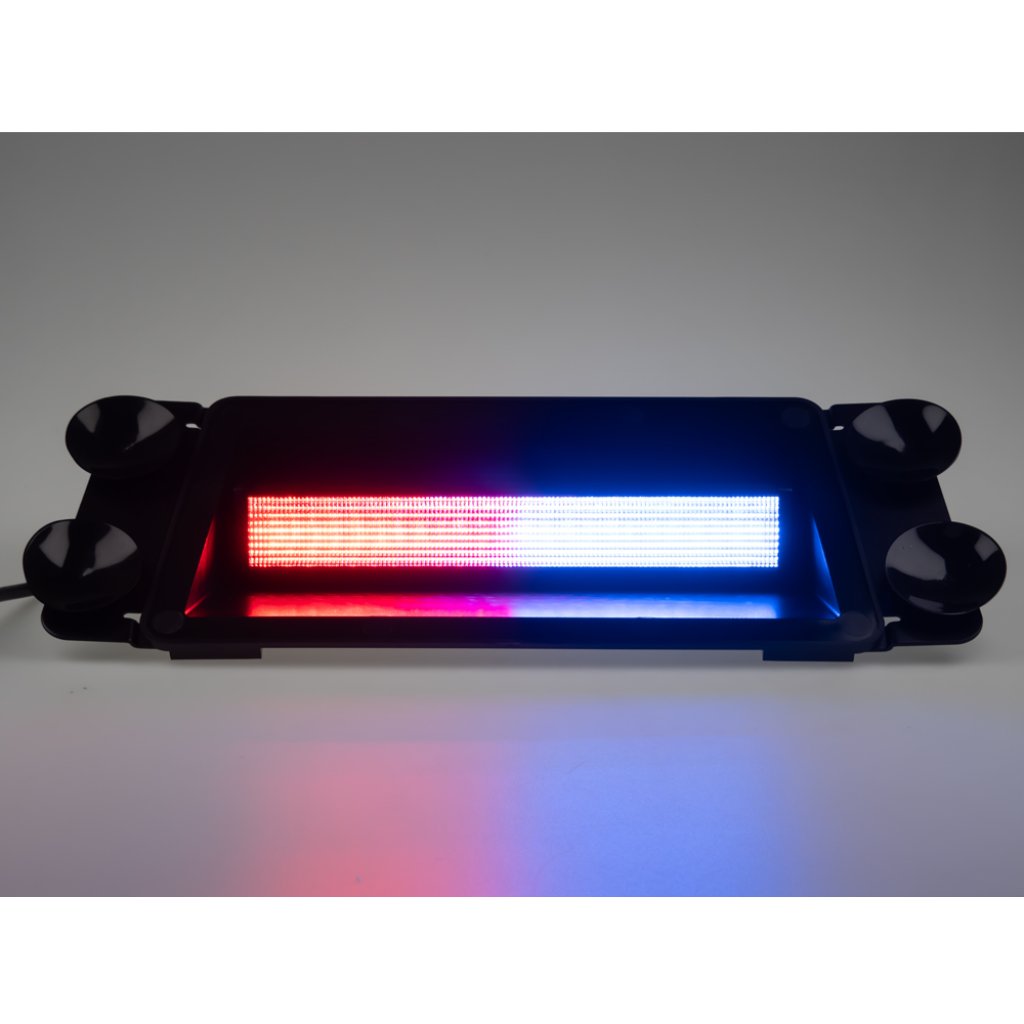 PREDATOR LED vnitřní, 24x LED 1,5W, 12/24V, červeno-modrý, ECE R10