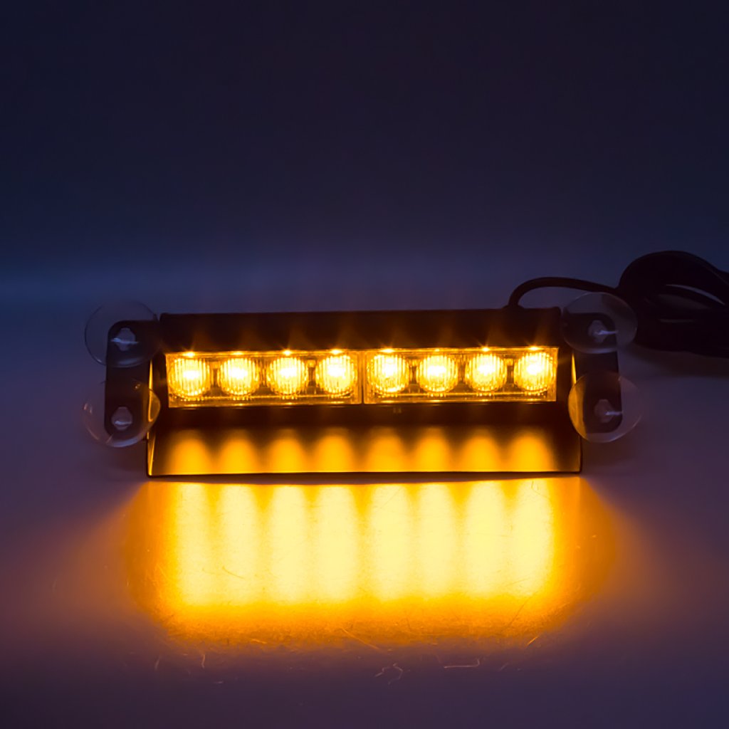 PREDATOR LED vnitřní, 8x3W, 12-24V, oranžový, 233mm
