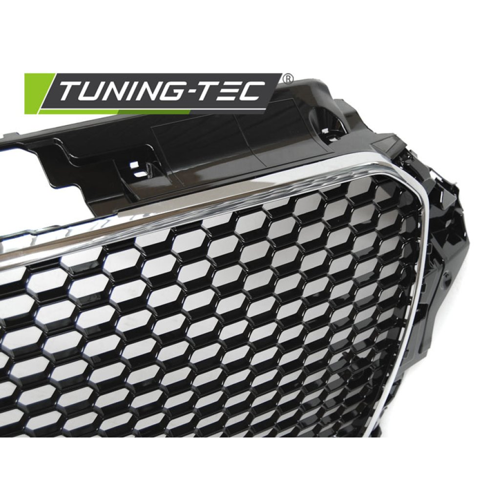 Přední nárazník AUDI A3 8V 12-16 RS style černá/chrom PDC
