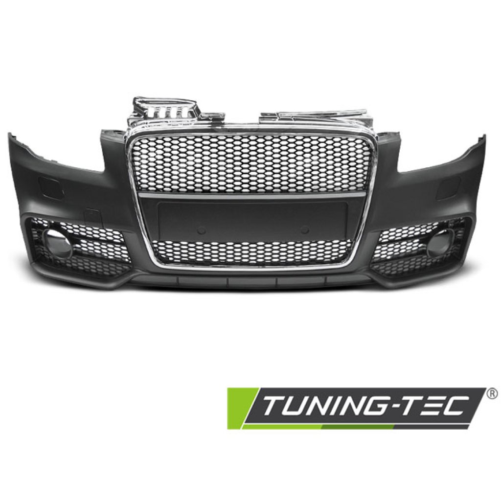 Přední nárazník AUDI A4 B7 04-08 RS style chrom černá