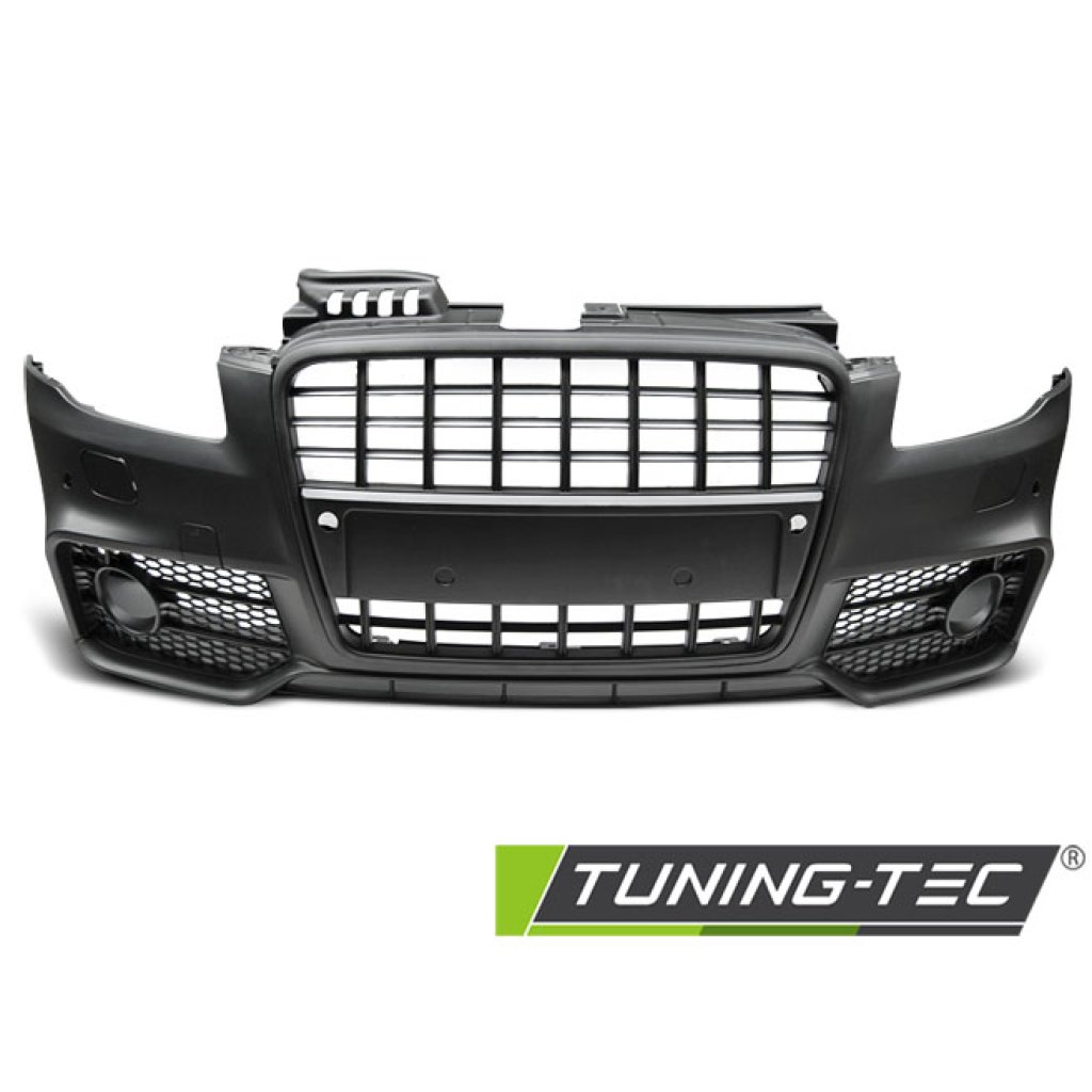 Přední nárazník AUDI A4 B7 04-08 S-LINE matt černá PDC