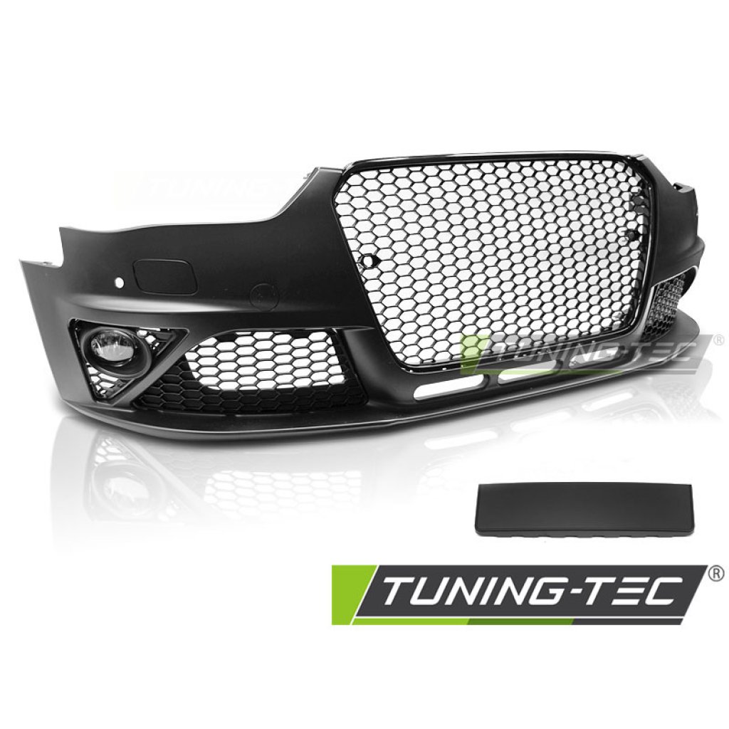 Přední nárazník AUDI A4 B8 12-15 RS style, černá PDC