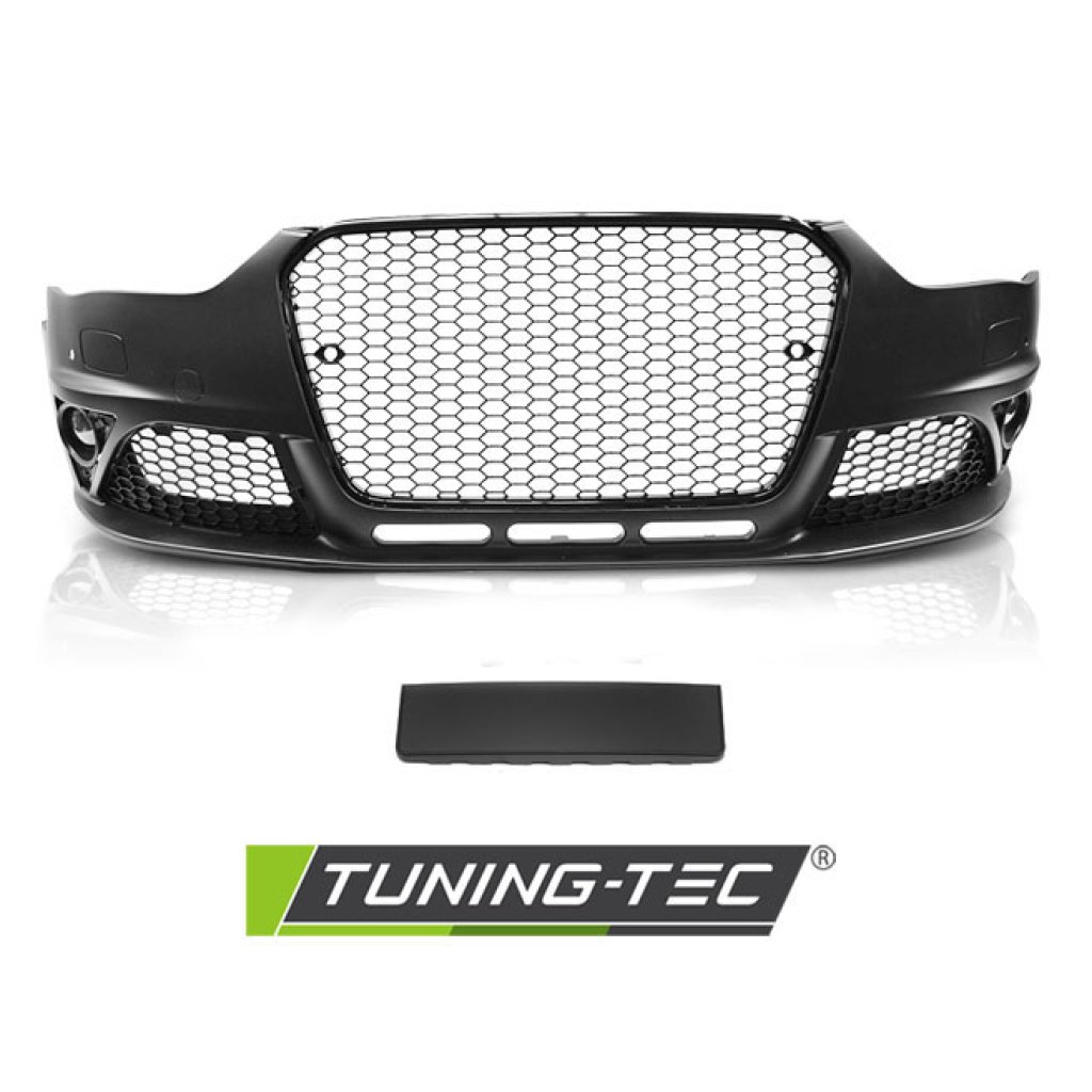 Přední nárazník AUDI A4 B8 12-15 RS style, černá PDC