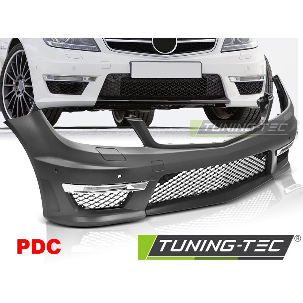 Přední nárazník Mercedes-Benz C W204 11-14 C63 AMG look PDC