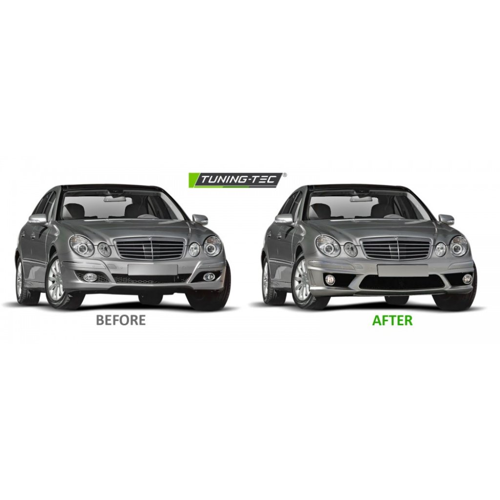 Přední nárazník Mercedes-Benz W211 06-09 AMG E63 look