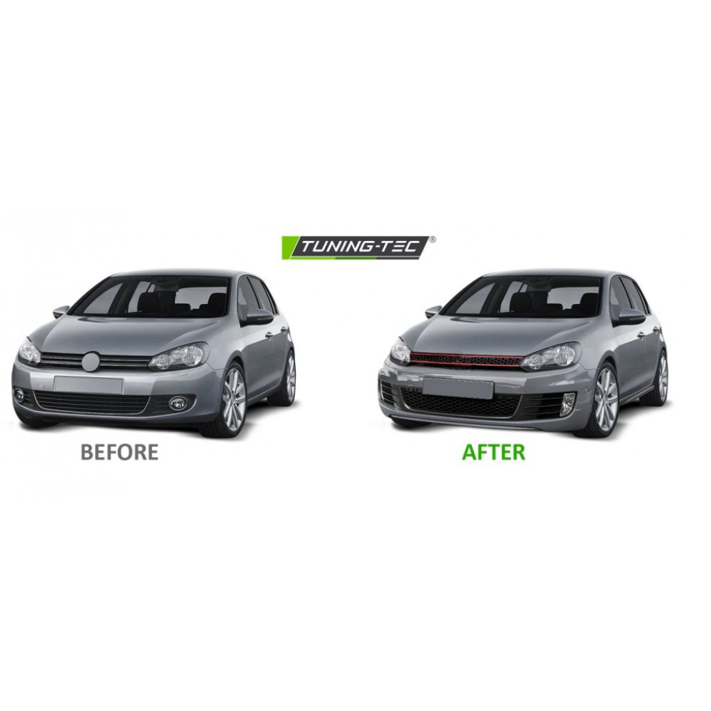 Přední nárazník + mlhovky VW Golf VI / 6 08- GTI look, PDC