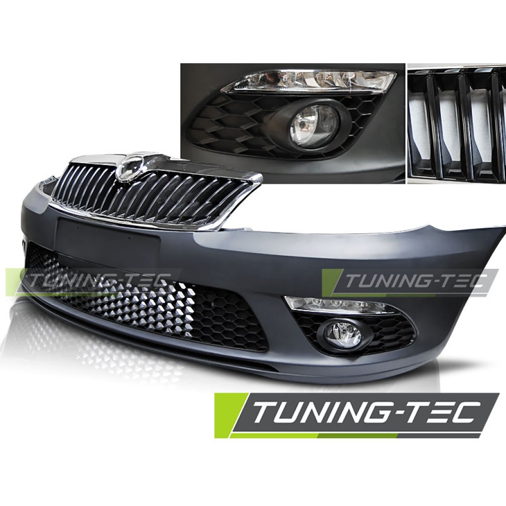 Přední nárazník Škoda Octavia II FL RS look 09-13