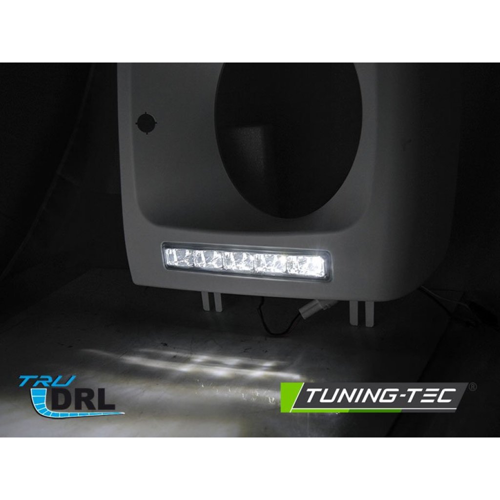 Přední rámek světel s LED denními světly a LED blinkrem Mercedes-Benz G W461/W463 01-12 bílé bez laku