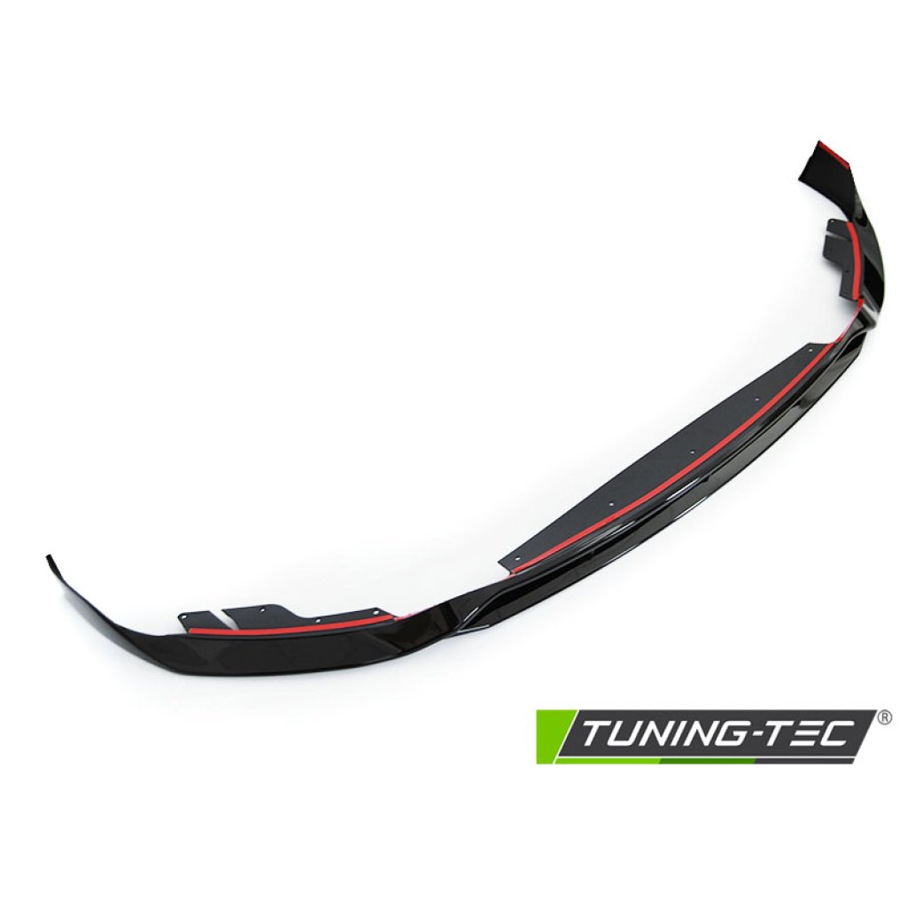 Přední spoiler-lippa pro BMW G30 G31 LCI 20- sport style - černý lesk