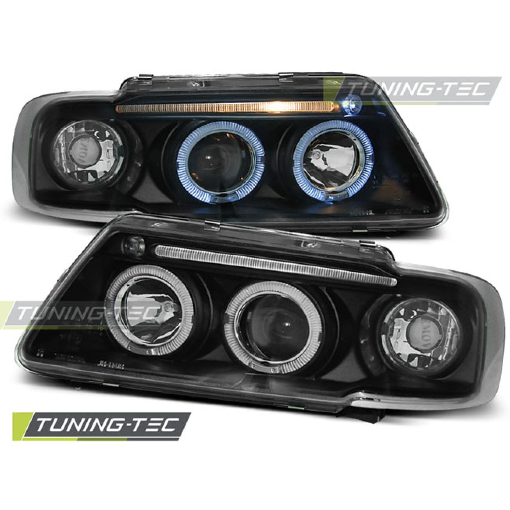 Přední světla angel eyes Audi A3 8L 96-00 černá