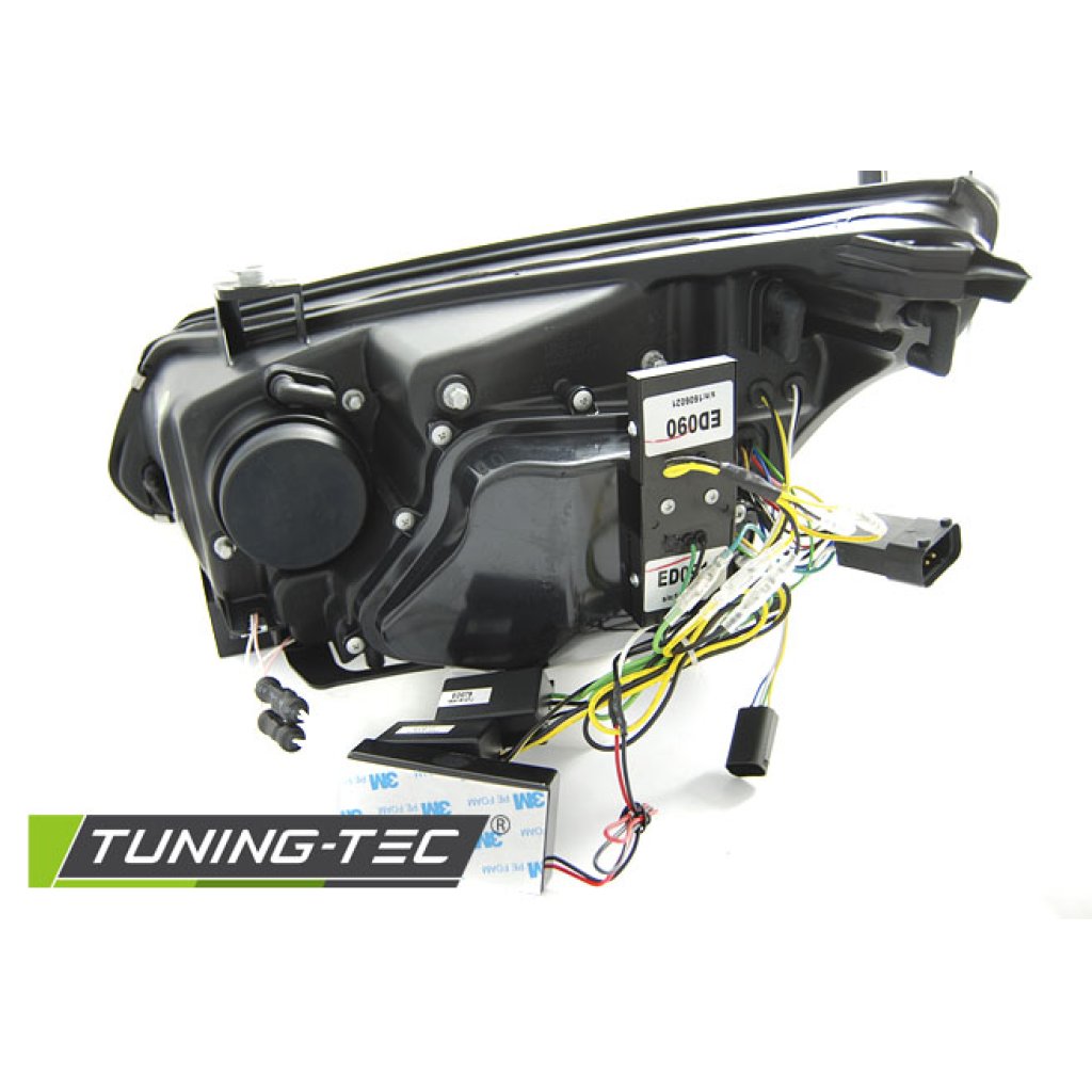 Přední světla angel eyes CCFL BMW E60/E61 03-07 černé