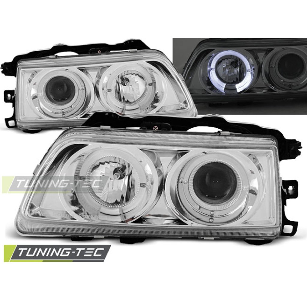 Přední světla angel eyes Honda CRX 88-89 chromové