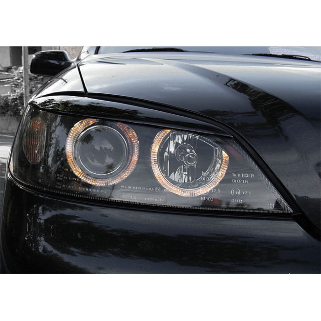 Přední světla angel eyes Opel Astra G černé