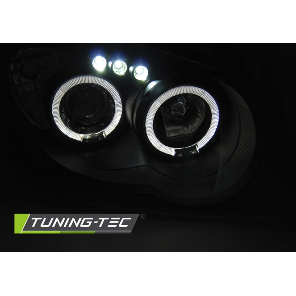 Přední světla angel eyes Subaru Impreza 03-05 černá