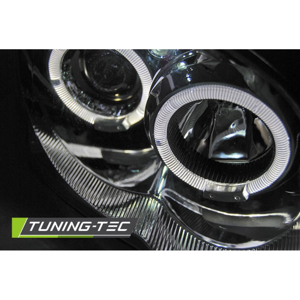 Přední světla angel eyes Subaru Impreza 03-05 chromová