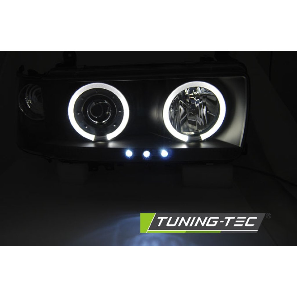 Přední světla angel eyes Toyota Land Cruiser 80 90-97 černá