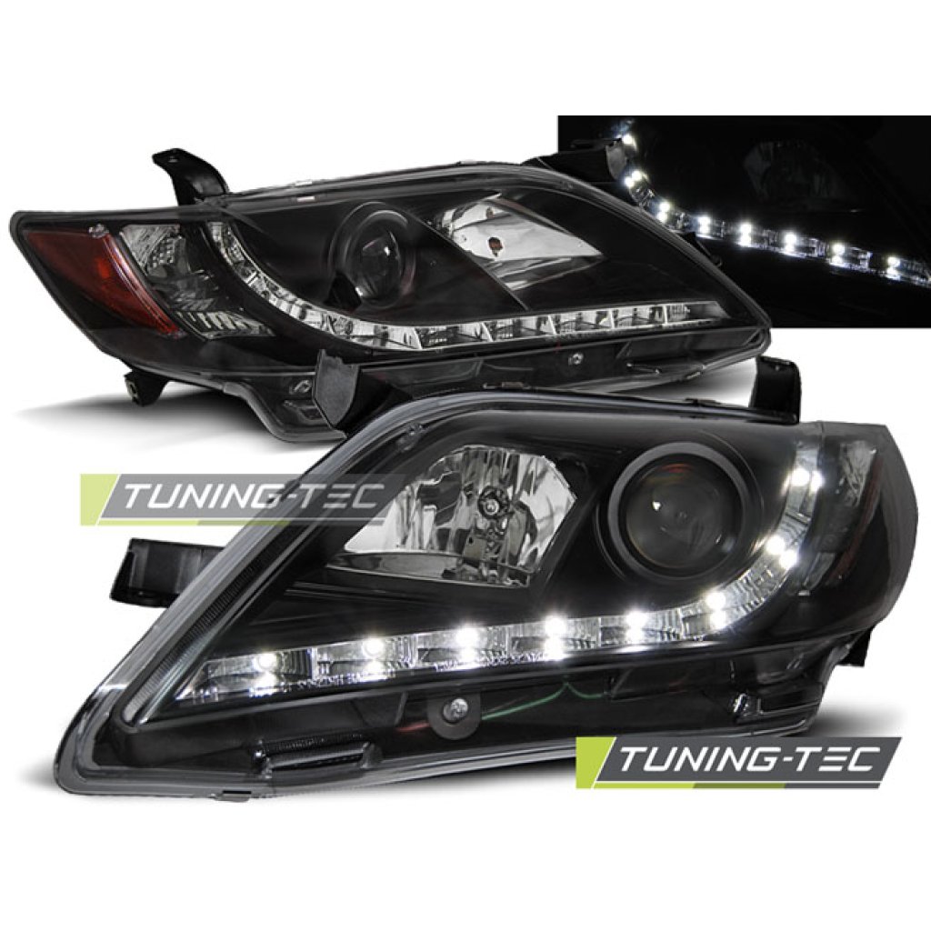 Přední světla Devil eyes LED Toyota Camry 6 XV40 06-09 černá