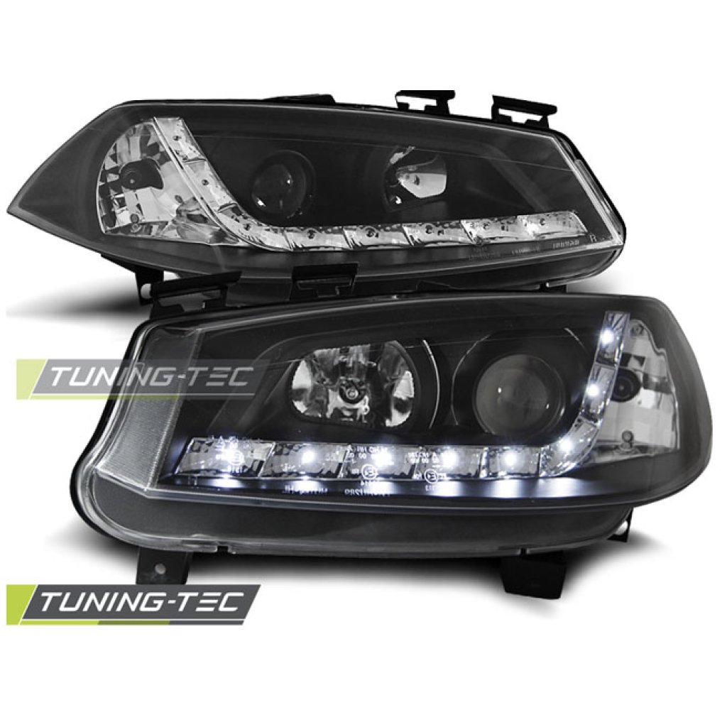 Přední světla Devil Eyes Renault Megane 2 černé