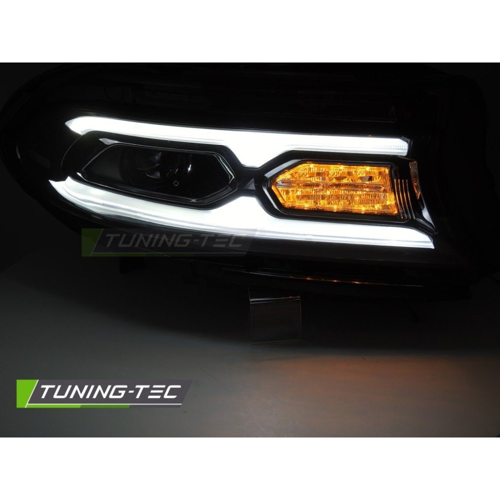Přední světla FULL LED pro DODGE CHARGER 2014-2023 černá
