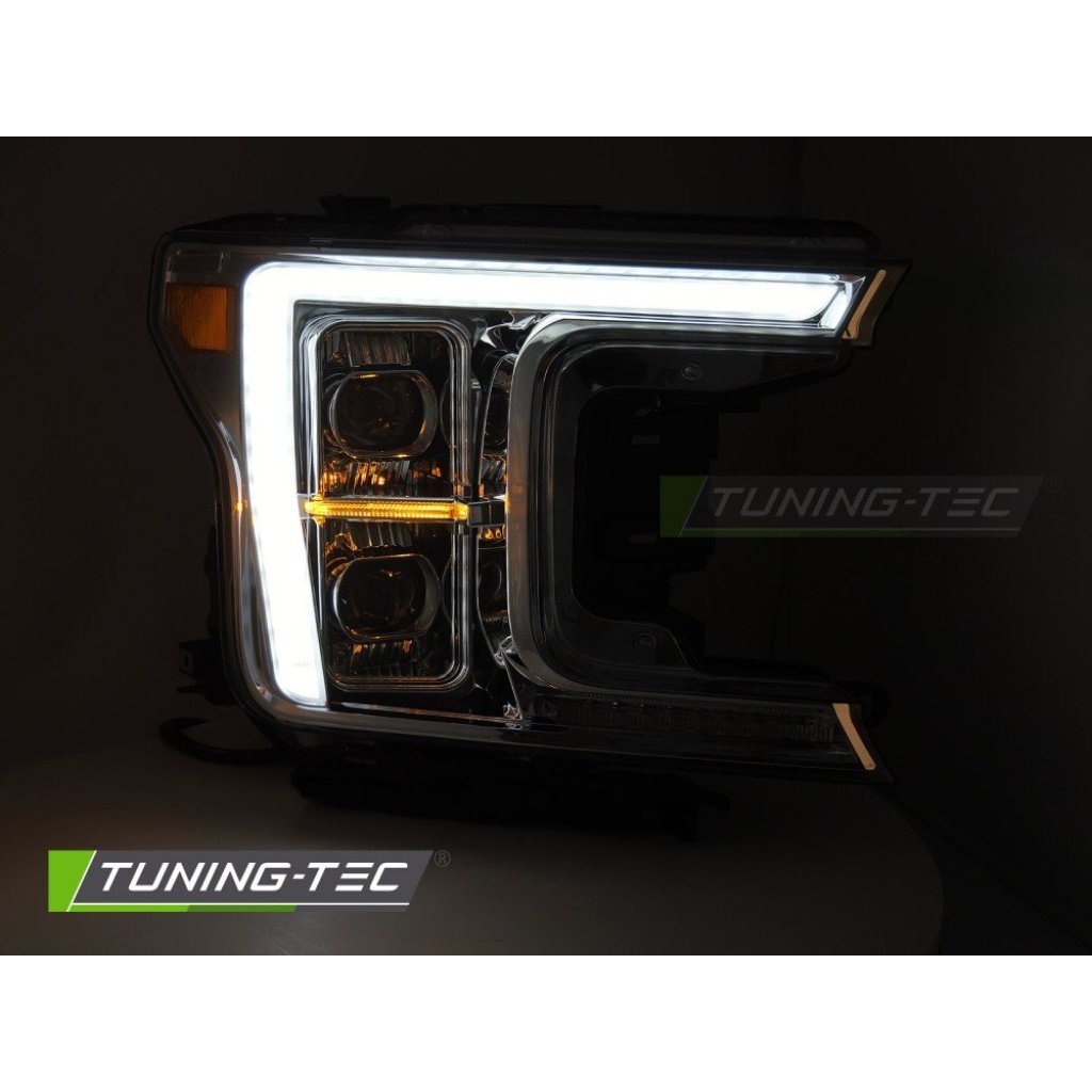 Přední světla full LED pro FORD F150 MK13 2017-2020 chrom