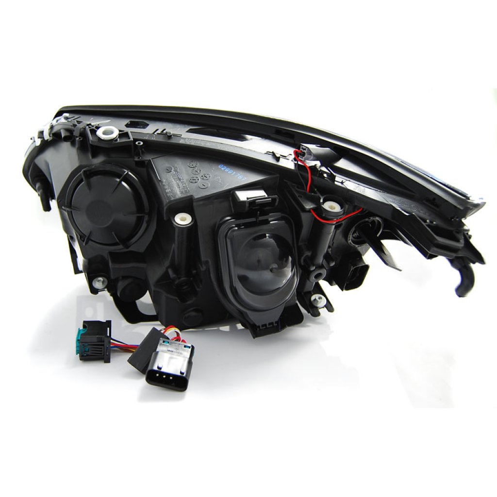 Přední světla LED Angel Eyes BMW 5 E60/E61 sed/tour 03-07 černá