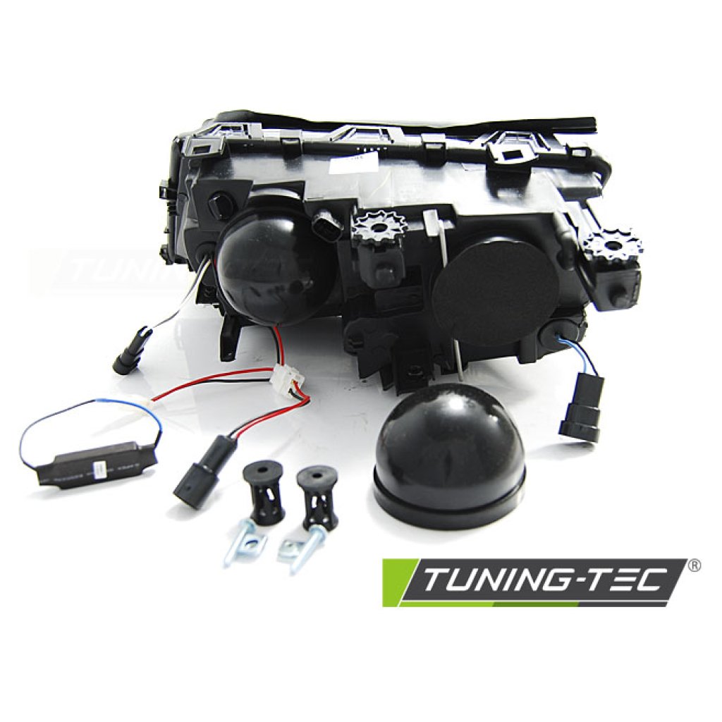 Přední světla LED Angel eyes BMW E46 sedan/touring 01-05 černá
