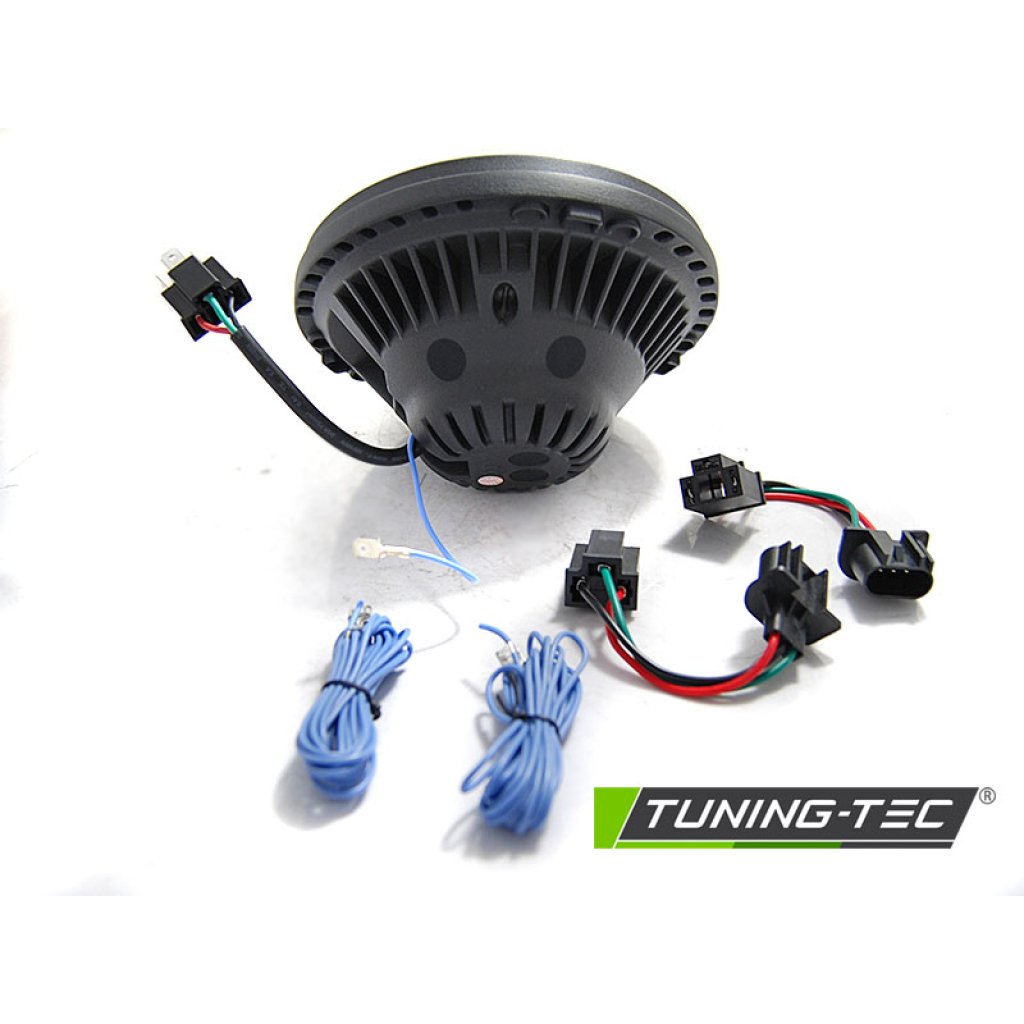 Přední světla LED angel eyes Jeep Wrangler TJ/LJ/JK 96-18 černá