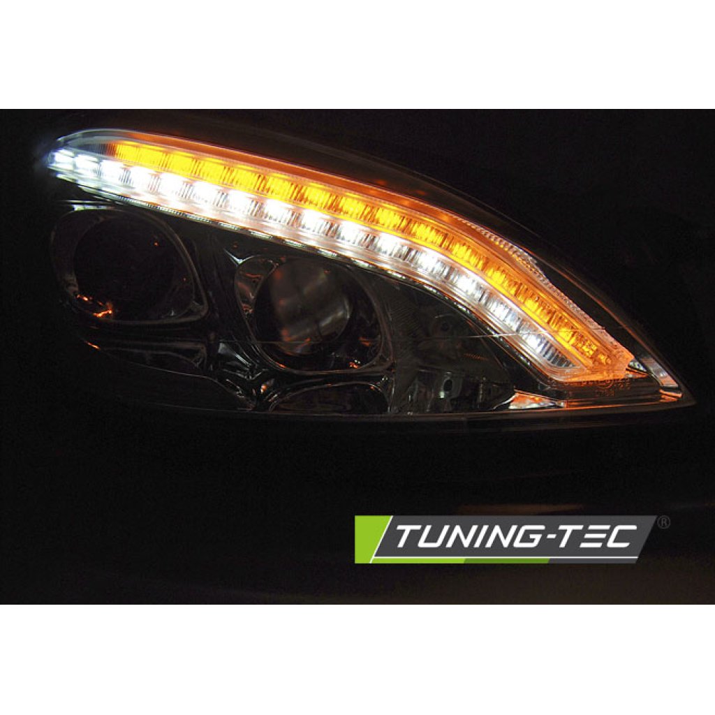 Přední světla LED D1S xenon Mercedes-Benz S W221 05-09 chromová
