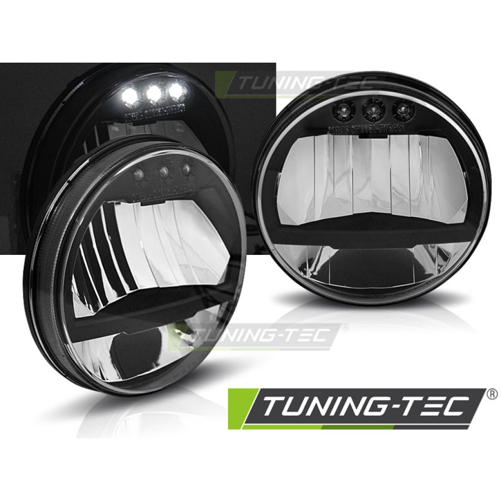 Přední světla LED Jeep Wrangler JK 07-18 černá