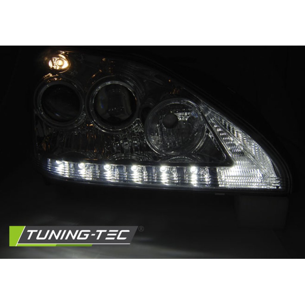Přední světla LED Lexus RX 330/350 03-08 chrom