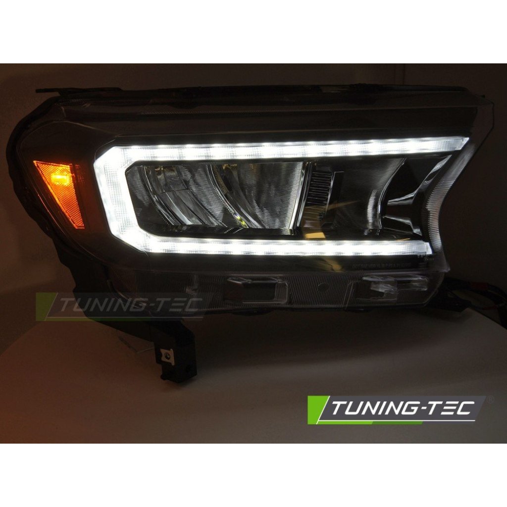 Přední světla LED pro FORD RANGER V 2016-2022 černá