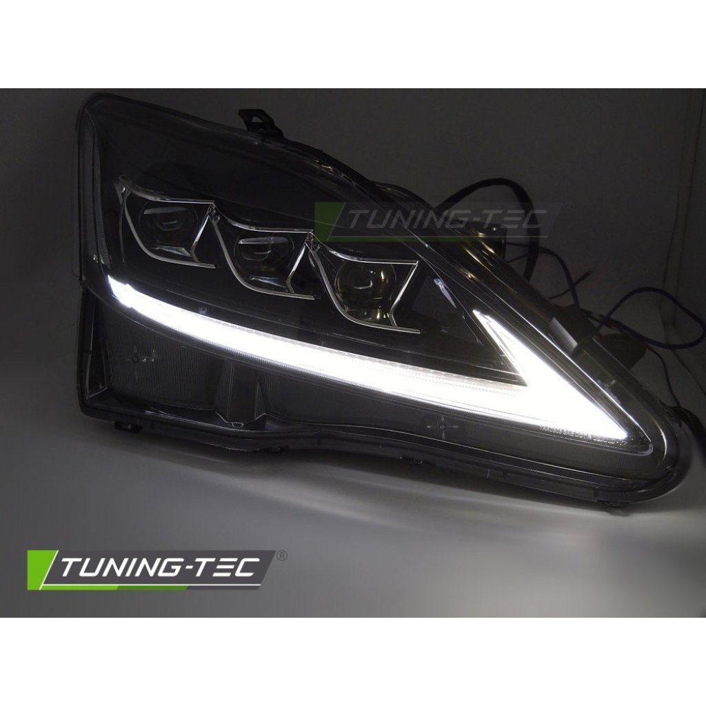 Přední světla LED pro LEXUS IS 2006-2013 černá