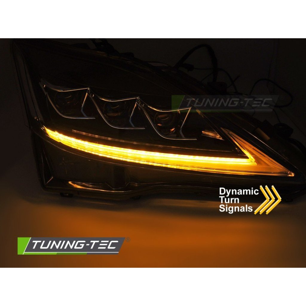 Přední světla LED pro LEXUS IS 2006-2013 černá