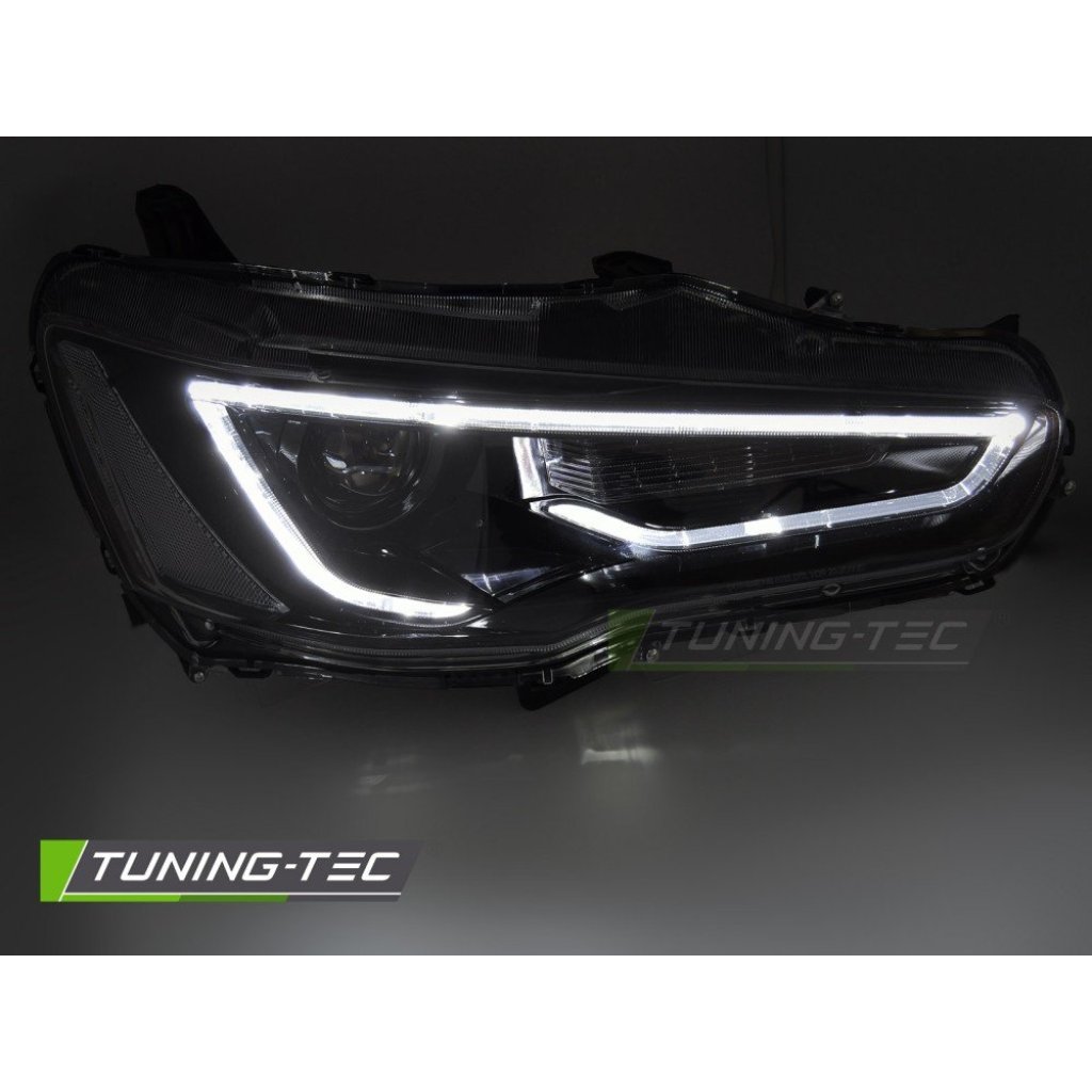 Přední světla LED pro MITSUBISHI LANCER 8 2008-2016 černá