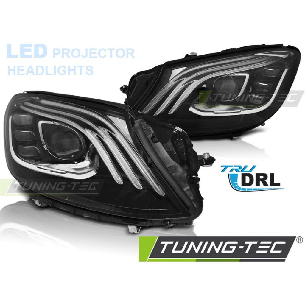 Přední světla LED projector Mercedes-Benz S W222 13-17 černá