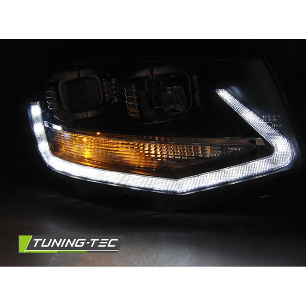 Přední světla LED s denními světly VW T6 černá