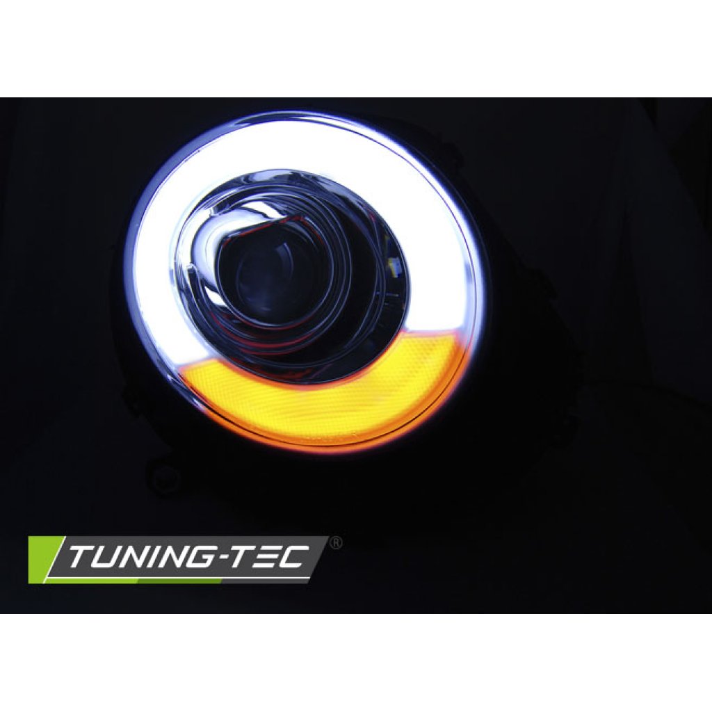 Přední světla LED Tubelight BMW Mini Cooper 06-14 černá