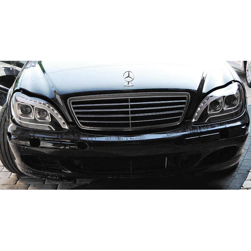 Přední světla LED TubeLight Mercedes-Benz S W220 98-05 černá