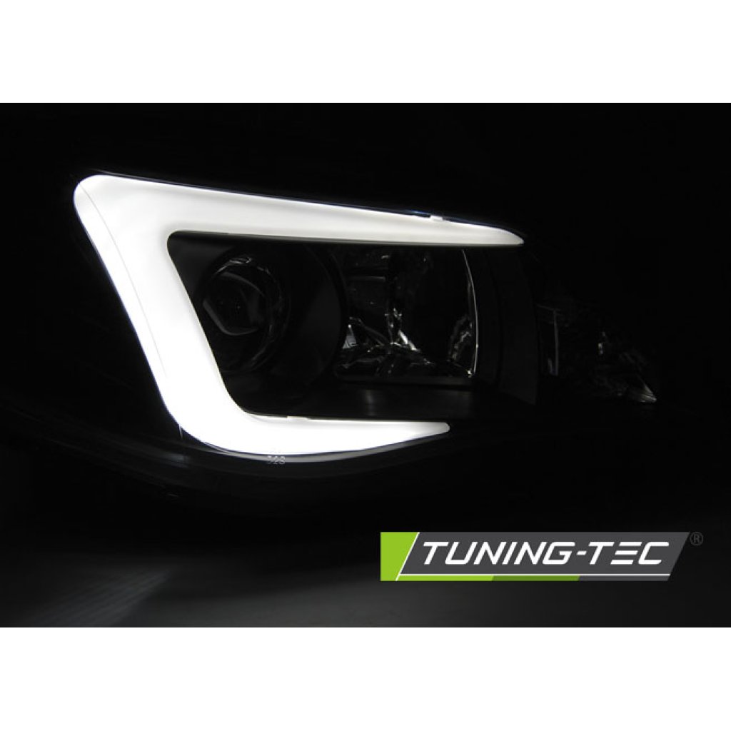 Přední světla LED TubeLight Subaru Impreza III GH 07-12 černá