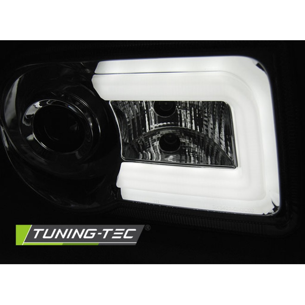 Přední světla LED TubeLights Chrysler 300C 05-10 chrom